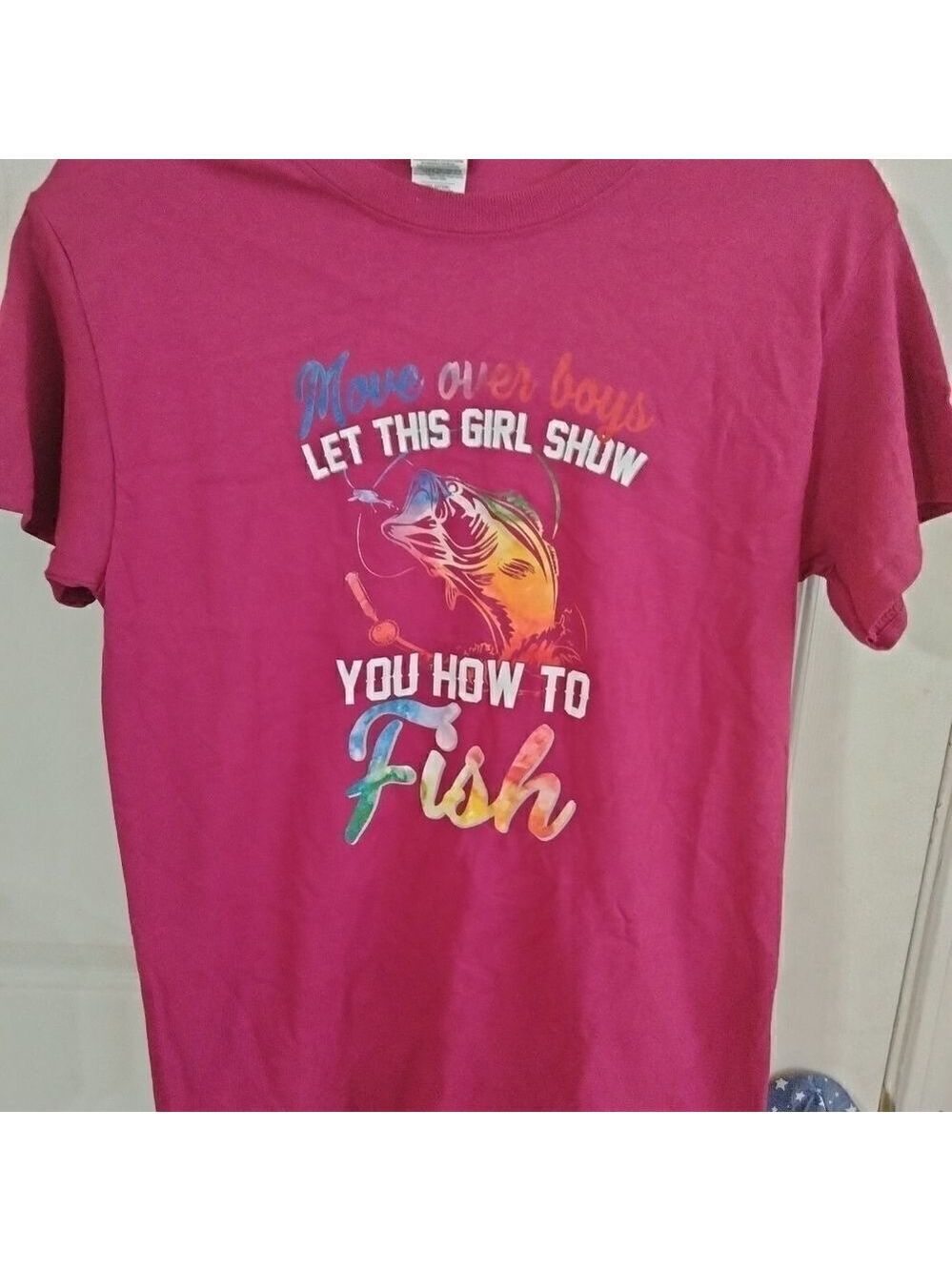 Move Over Boys Let This Girl Show You How To Fish T-Shirt